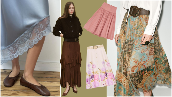 Nejkrásnější sukně pro jaro 2026: Jednoduchým siluetám kraluje rafinovaný detail