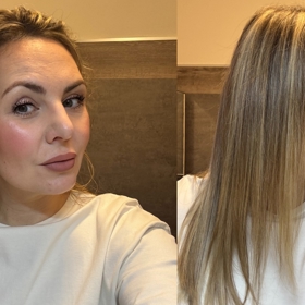 Krásné hladké vlasy za pár minut, a to z mokrých vlasů, mi vytvořil Dyson Airstrait. 