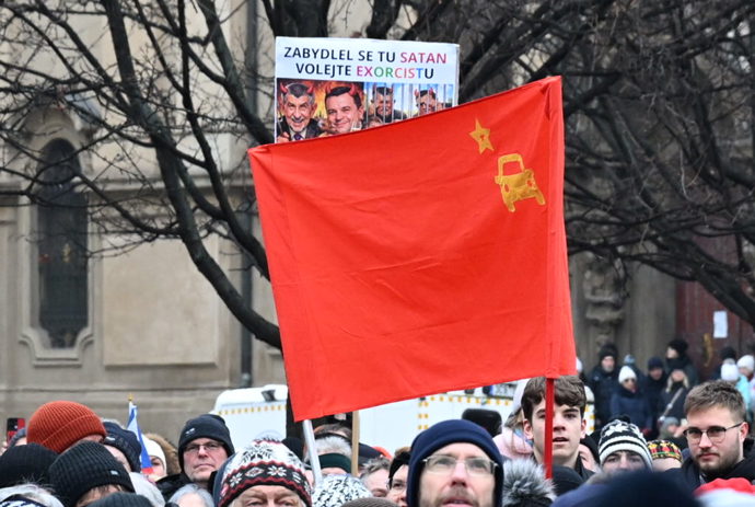 Občané davají jasně najevo svůj názor.