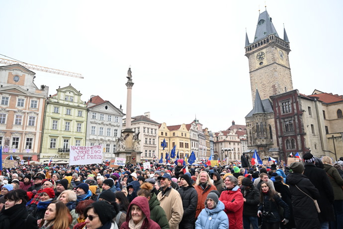 Demonstrace Milion chvilek pro demokracii.