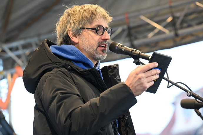 Spolek Milion chvilek pro demokracii dává hlasitě najevo svůj názor.