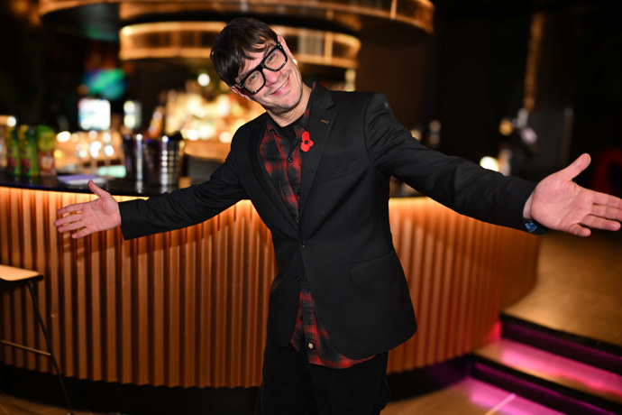 David Kraus dorazil v dobré náladě.