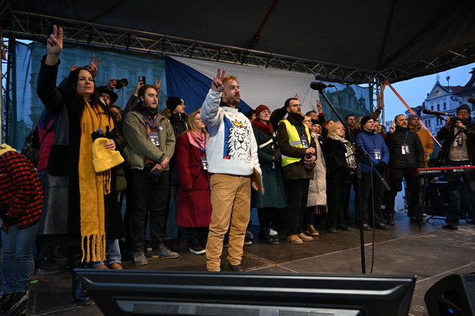 Demonstrace Milion chvilek pro demokracii. 