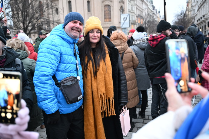 Jitka Čvančarová se fotila s fanoušky.