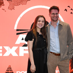 Dvojice "Něco jako pár" Petra Lukešová a Filip Hromadník. 