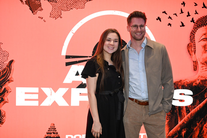 Dvojice "Něco jako pár" Petra Lukešová a Filip Hromadník. 