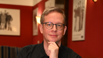 FOTO: Aleš Cibulka na akci umělců.