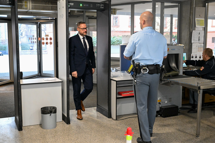 Jan Souček u Obvodního soudu pro Prahu 4.