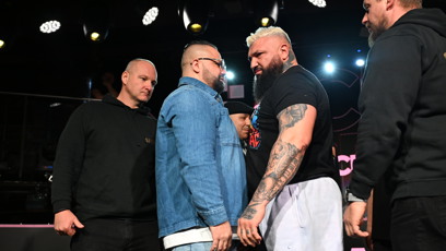 FOTO: Alex Cverna na závěrečné tiskové konferenci Clashe 15.