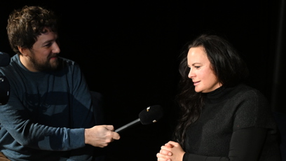 FOTO: Jitka Čvančarová během rozhovoru.