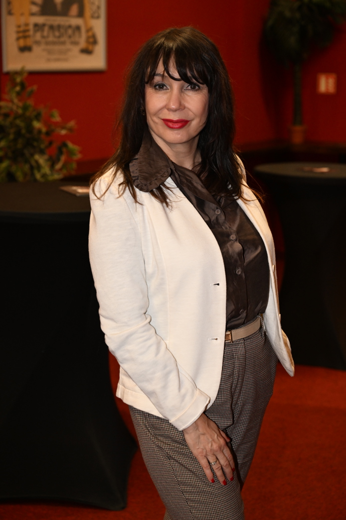 Nela Boudová v divadle Palace.