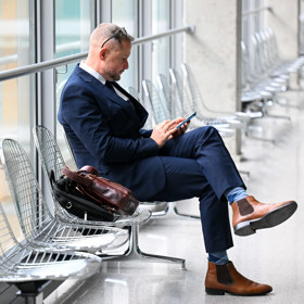 Jan Souček u Obvodního soudu pro Prahu 4.