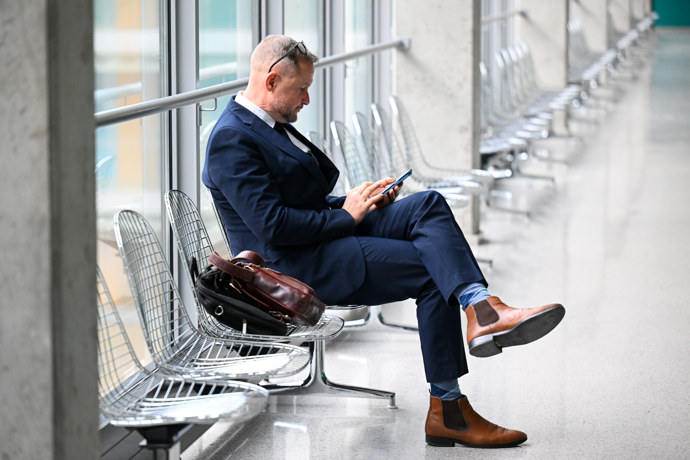 Jan Souček u Obvodního soudu pro Prahu 4.