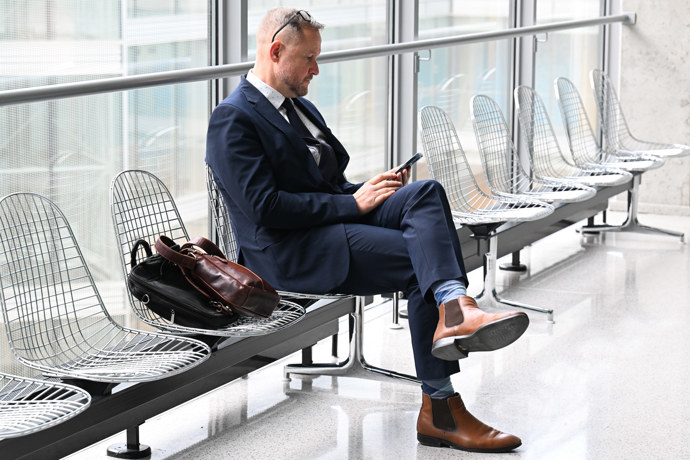 Jan Souček u Obvodního soudu pro Prahu 4.