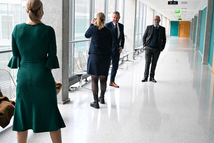 Jan Souček u Obvodního soudu pro Prahu 4.