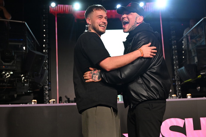 Vláďa Kadlec a Vašek Mikulášek měli dobrou náladu.