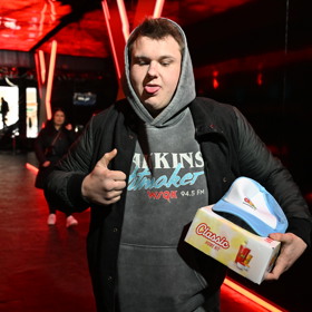 Tadeáš Veselý na tiskové konferenci Clashe 15.