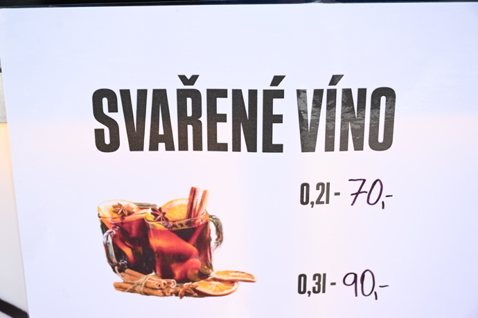 Můžete si dopřát také svařené víno. 