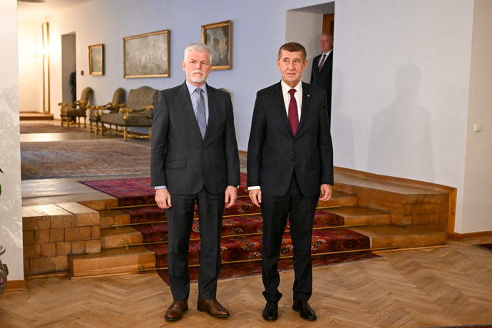 Prezident Petr Pavel se setkal s premiérem Andrejem Babišem.