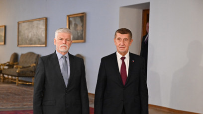 FOTO: Prezident Petr Pavel se setkal s premiérem Andrejem Babišem.