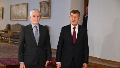FOTO: Prezident Petr Pavel se setkal s premiérem Andrejem Babišem.