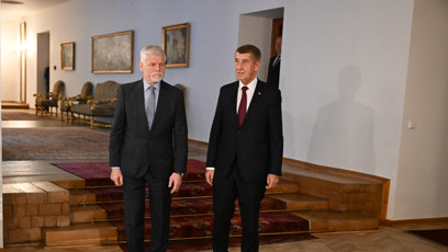 FOTO: Prezident Petr Pavel se setkal s premiérem Andrejem Babišem.