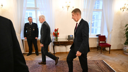 FOTO: Prezident Petr Pavel se setkal s premiérem Andrejem Babišem.