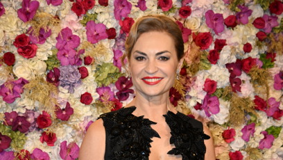 FOTO: Hana Kynychová měla odvážný výstřih.