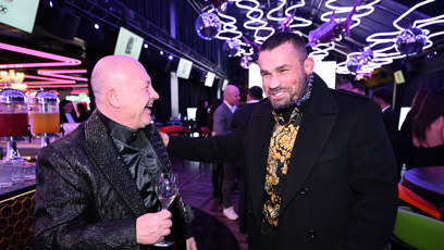 FOTO: Michal David a Karlos Vémola vedli zábavnou konverzaci.