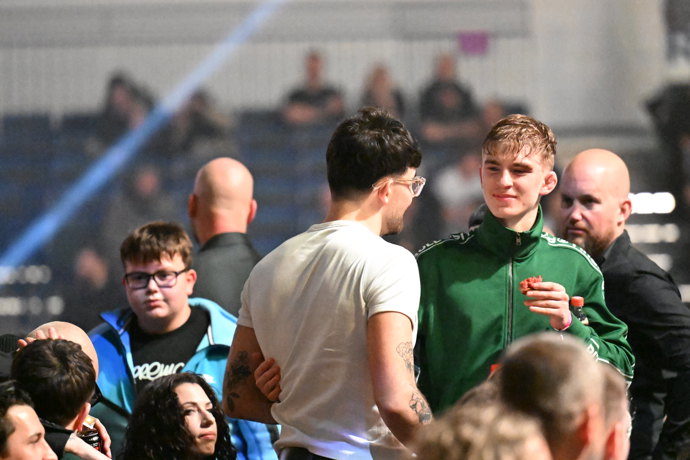 Jakub Batfalský se zpěvákem Calinem.