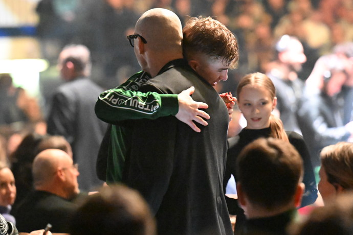 Jakub Batfalský měl po své výhře radost.