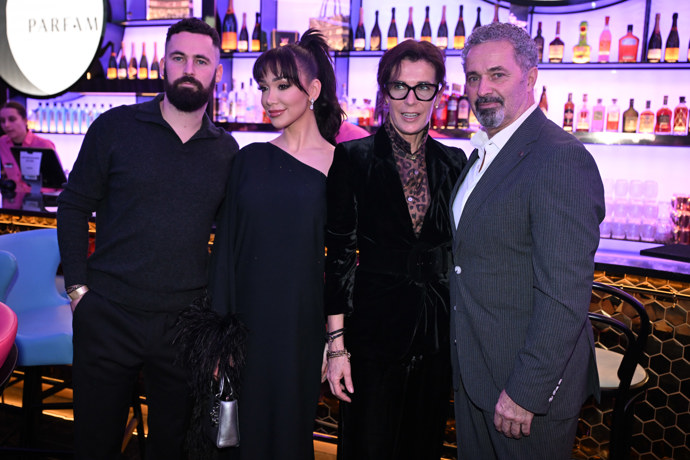 Matěj Dejdar s partnerkou a Martin Dejdar s manželkou. 