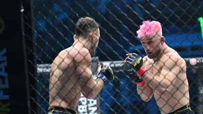 FOTO: David Kozma během zápasu s Jozefem Wittnerem.