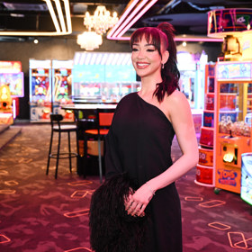 Veronica Biasiol se usmívala na všechny strany. 