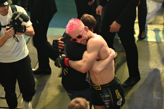 David Kozma po svém triumfu.