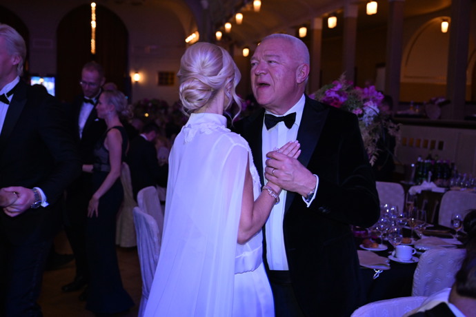 Jaroslav Faltýnek se svou ženou si užili Český ples naplno.