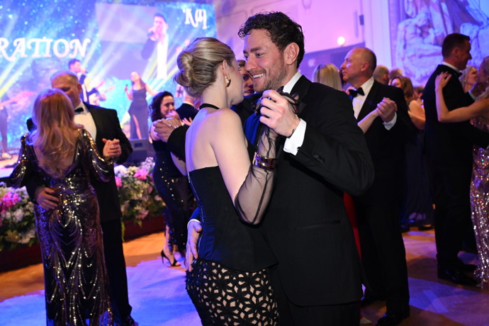 Martin Dubovický rozdával celý večer úsměvy.