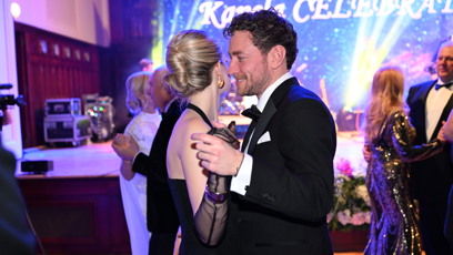 FOTO: Martin Dubovický s Pavlínou Vaníčkovou při společném tanci.