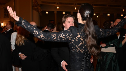 FOTO: Partnerská dvojice se očividně skvěle bavila.