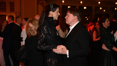 FOTO: Petr Kolečko a Aneta Vignerová na Českém plese.