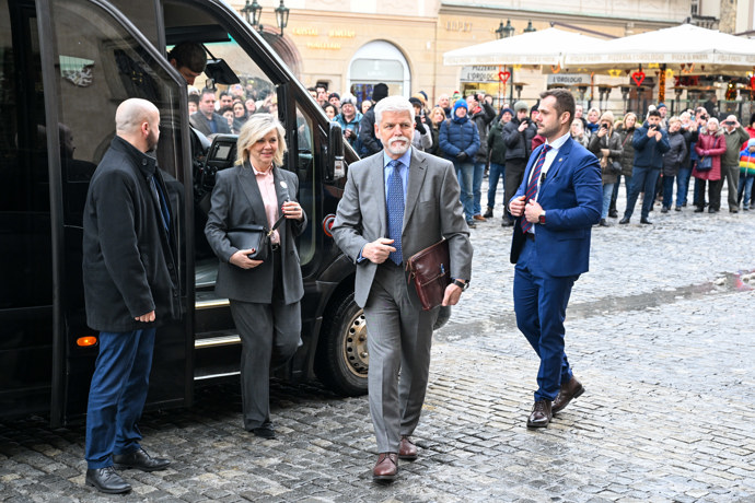 Prezidentský pár je velmi elegantní. 