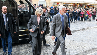 FOTO: Petr Pavel a Eva Pavlová navštívili Prahu.