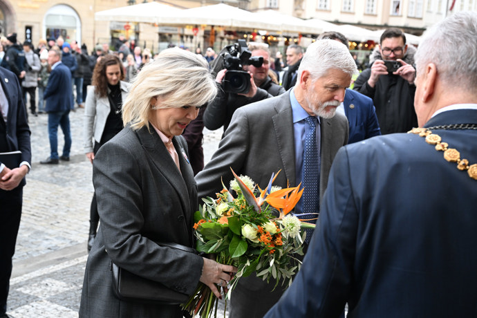 Petr Pavel a Eva Pavlová navštívili pražského primátora. 
