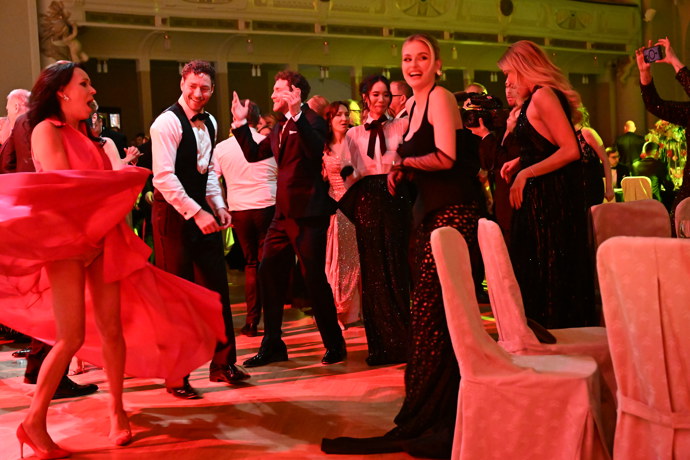 Heidi Janků na parketě. 