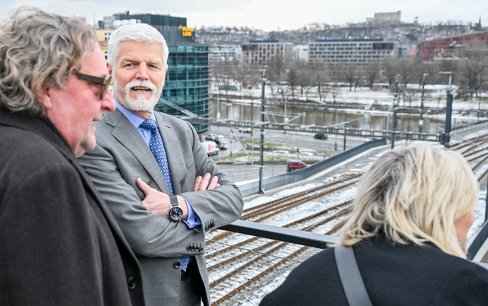 Petr Pavel v Bubnech.