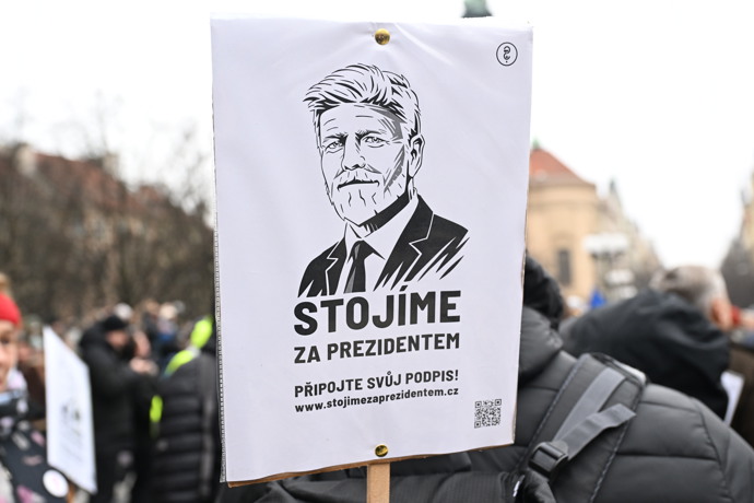 Prezident Petr Pavel se dočkal velké podpory.