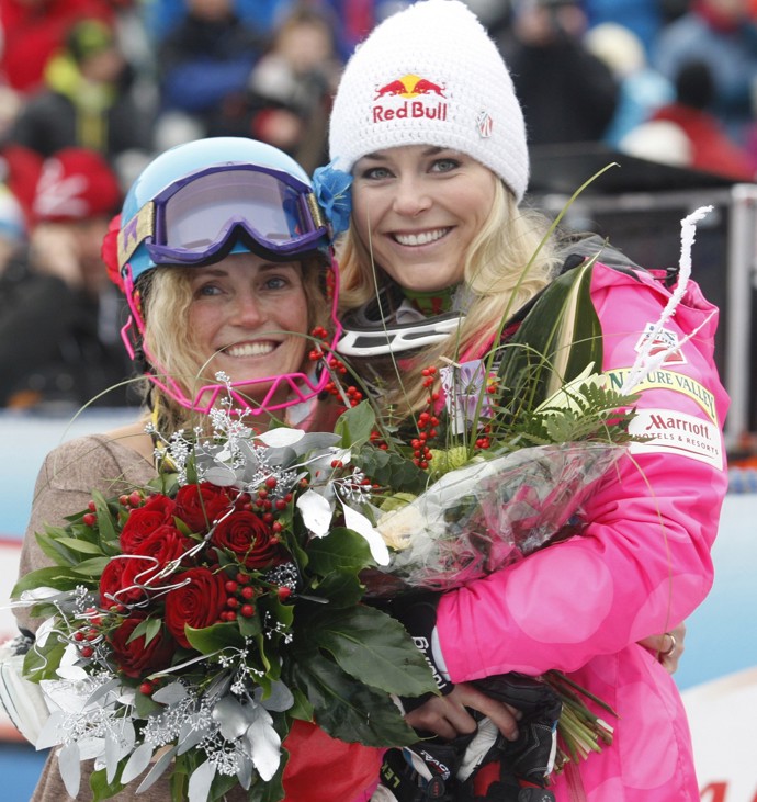 Sarah Schleper patřila na vrcholu kariéry ke hvězdám amerického týmu, postupně ji ale zastínily mladší kolegyně Lindsey Vonn (na snímku) a Mikaela Shiffrin.