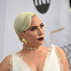 Lady Gaga zřejmě toužila po romantickém looku, její ňadra ale v hlubokém výstřihu příliš pohádkově nevypadají a zasloužila by větší oporu. 