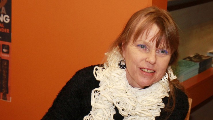 Herečka Lenka Kořínková.