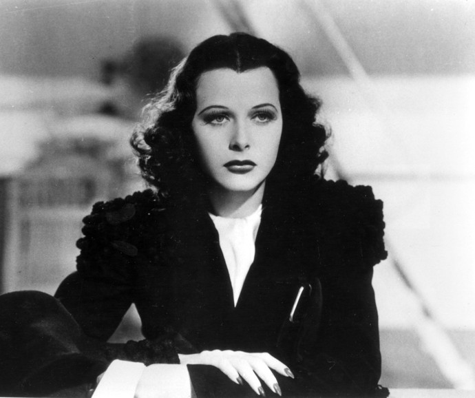 Americká herečka a vědkyně Hedy Lamarr.